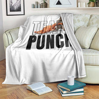 Team Punch Monkey Throw Blanket Viral Trend Baby Monkey Meme