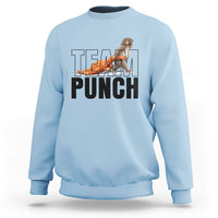 Team Punch Monkey Sweatshirt Viral Trend Baby Monkey Meme