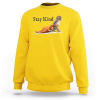 Punch The Monkey Meme Sweatshirt Stay Kind
