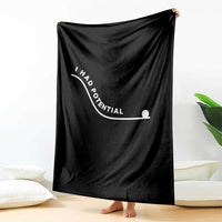 I Had Potential Throw Blanket Funny Sci-Fi Book Lover