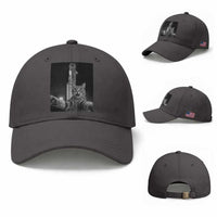 Funny Cat Selfie Lunar Mission 2026 Baseball Cap