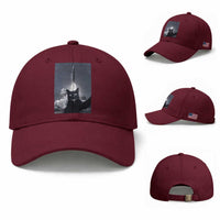 Funny Black Cat Selfie Baseball Cap Back To The Moon Mission 2026