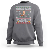 Marcus The Worm Christmas Meme Sweatshirt Rigatoni Pasta We Will Make Some Together - Wonder Print Shop