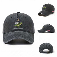 Cowboy Goose Meme Washed Cotton Baseball Cap Funny Frog Me No Problemo Narrator