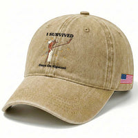 Marcus The Worm Meme Washed Cotton Baseball Cap Funny 67 Six Seven Brain Rot