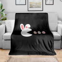 Funny Easter Throw Blanket Bunny Gamer Egg Hunter