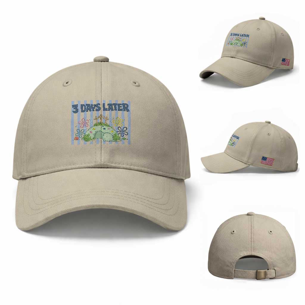 3 Days Later Baseball Cap Funny Easter Christian Faith Meme