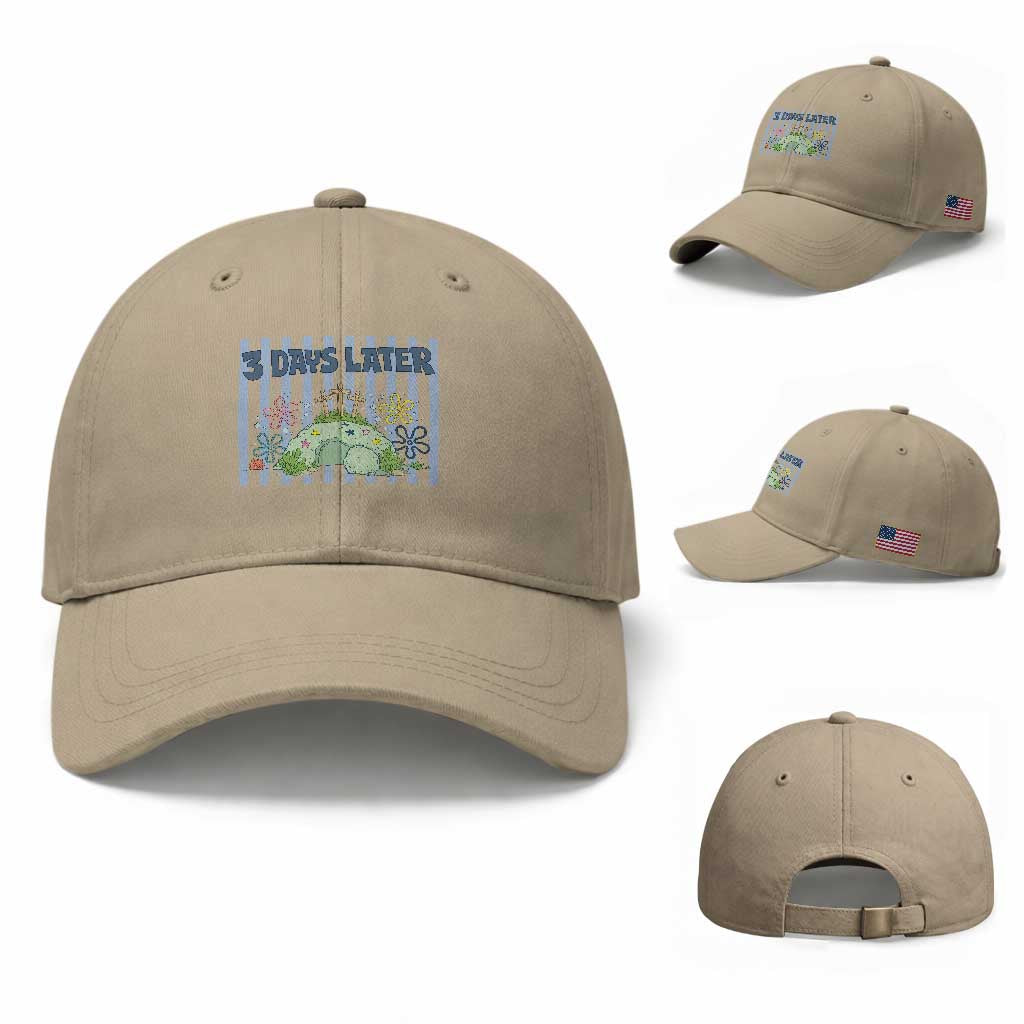 3 Days Later Baseball Cap Funny Easter Christian Faith Meme