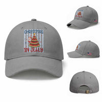 Funny Santa Christmas in July Baseball Cap Melon Christmas Tree Summer