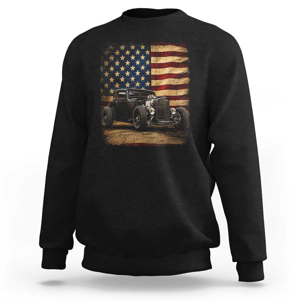 1932 American Classic Hotrod US Flag 4th of July Sweatshirt