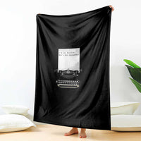 Funny Typewriter Throw Blanket I Am An Author What Is Your Superpower - Wonder Print Shop