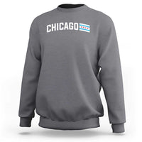 Sweet Chicago Flag Red Six Pointed Stars Sweatshirt