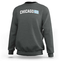 Sweet Chicago Flag Red Six Pointed Stars Sweatshirt