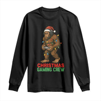 Funny Bigfoot Gamer Christmas Long Sleeve Shirt - Wonder Print Shop