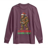 Funny Bigfoot Gamer Christmas Long Sleeve Shirt - Wonder Print Shop