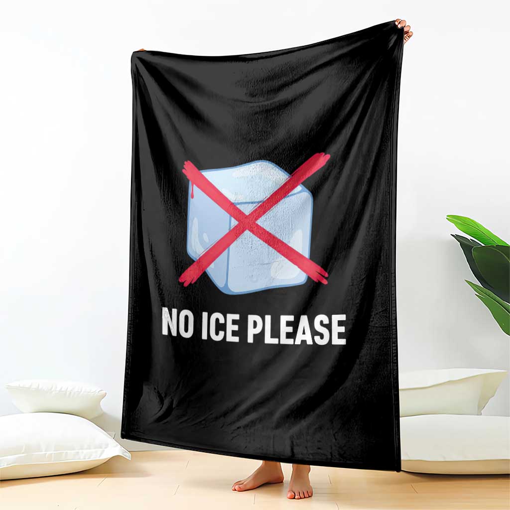 No Ice Please Throw Blanket Ice Cube Anti ICE Deportation Human Rights Protest