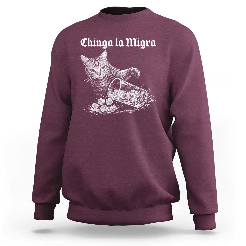 Funny Cat Anti ICE Meme Sweatshirt