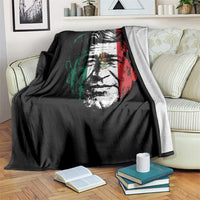 Cesar Chavez Day Mexican American Pride Throw Blanket