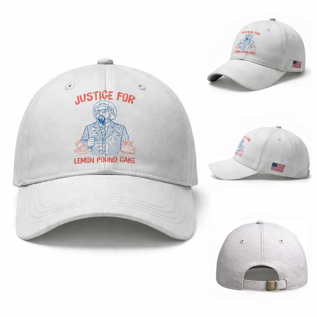 Justice For Lemon Pound Cake Baseball Cap Viral Trend Free Speech