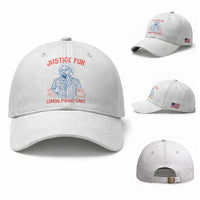 Justice For Lemon Pound Cake Baseball Cap Viral Trend Free Speech