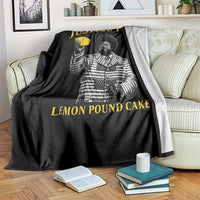 Justice For Lemon Pound Cake Throw Blanket Vintage Rap Free Speech