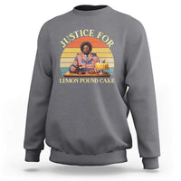 Justice For Lemon Pound Cake Sweatshirt Retro Rap Free Speech