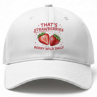 That’s Strawberries Baseball Cap Summer Fruit Festival