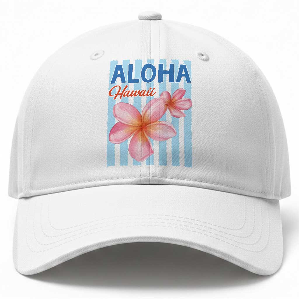 Aloha Hawaii Baseball Cap Hibiscus Flower Tropical Beach Vacation