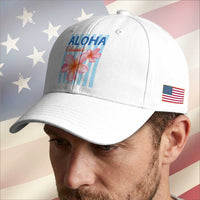 Aloha Hawaii Baseball Cap Hibiscus Flower Tropical Beach Vacation