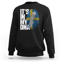 It's in My DNA Sweatshirt Sweden Sverige Swedish Map Flag