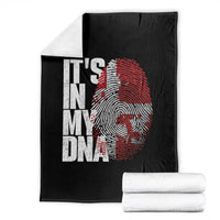 It's in My DNA Throw Blanket Denmark Map Flag Danish Gift
