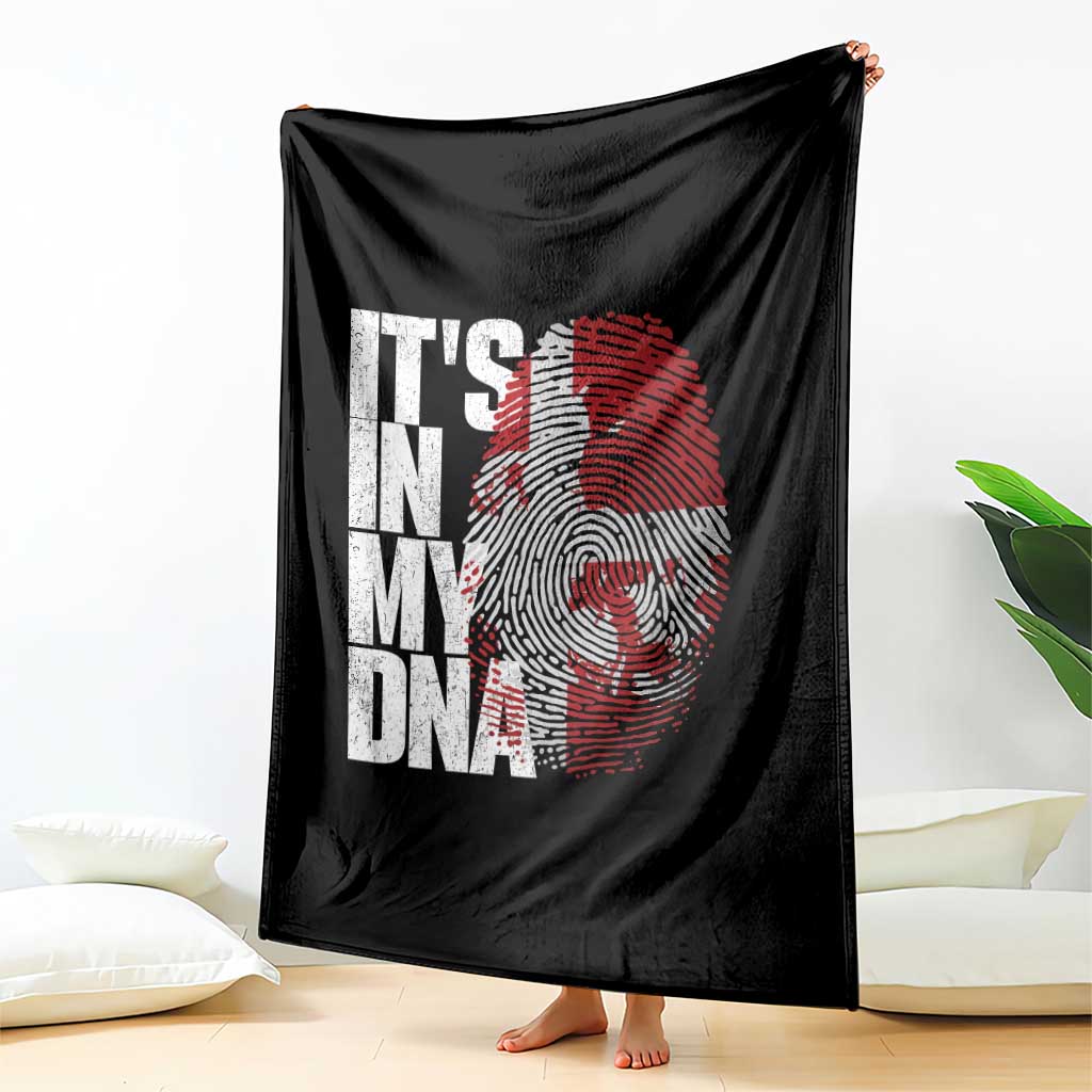 It's in My DNA Throw Blanket Denmark Map Flag Danish Gift