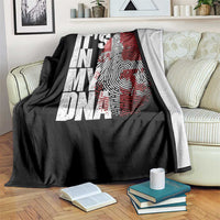 It's in My DNA Throw Blanket Denmark Map Flag Danish Gift