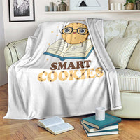 I Teach Smart Cookies Throw Blanket Funny Teacher - Wonder Print Shop