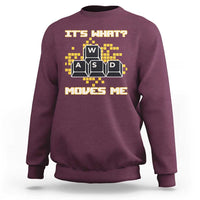 Funny PC Gamer Gaming Sweatshirt It Is What Moves Me - Wonder Print Shop