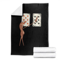 67 Marcus The Worm Poker Game Throw Blanket Funny Six Seven Meme Playing Cards - Wonder Print Shop