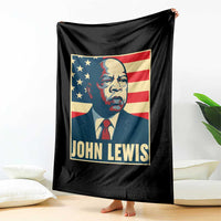 John Lewis Throw Blanket Black History Month