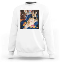 Funny Easter Bunny Sunglasses Graphic Sweatshirt