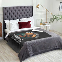 Funny Bigfoot Tech Support Throw Blanket Have You Tried Turning It Off And On Sasquatsch Computer - Wonder Print Shop