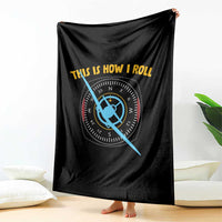 Funny Pilot Aviation Airplane Throw Blanket This Is How We Roll - Wonder Print Shop