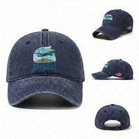 Funny Pilot Aviation Washed Cotton Baseball Cap Easily Distracted By Airplanes Lover