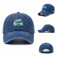 Funny Pilot Aviation Washed Cotton Baseball Cap Easily Distracted By Airplanes Lover