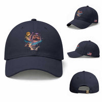 Princess Cat Howling at Moon 90's Nature Gift Baseball Cap