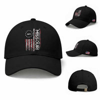 Missouri Missourian MO American Flag Established 1821 Baseball Cap