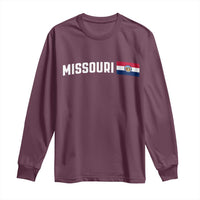 Missouri Missourian MO State Flag Long Sleeve Shirt