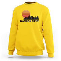Kansas City Missouri Retro 80s Style Sweatshirt