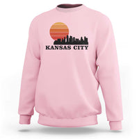 Kansas City Missouri Retro 80s Style Sweatshirt