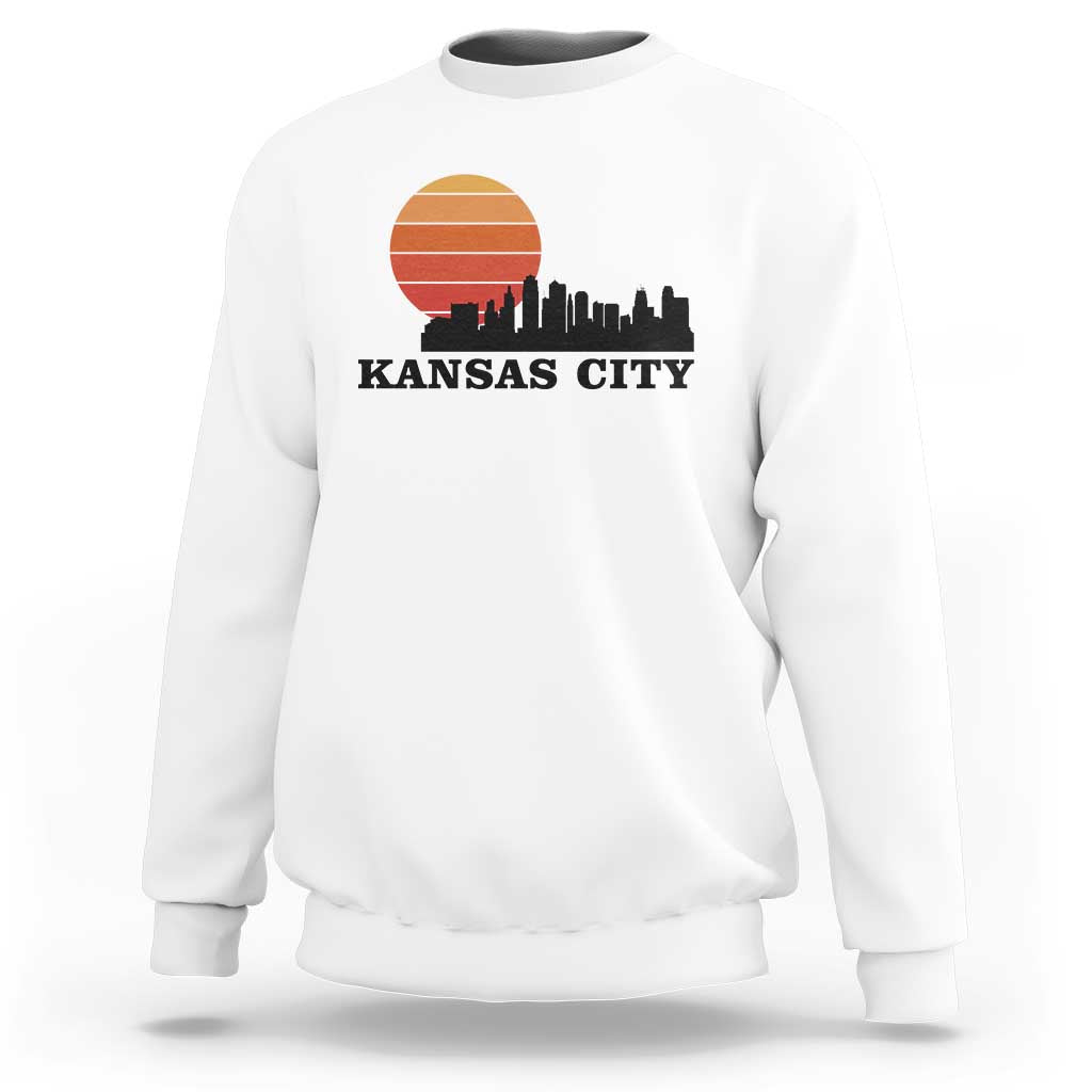 Kansas City Missouri Retro 80s Style Sweatshirt