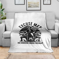 Freedom Resist Protest Civil Rights Throw Blanket Excuse Me Did Someone Order Freedom
