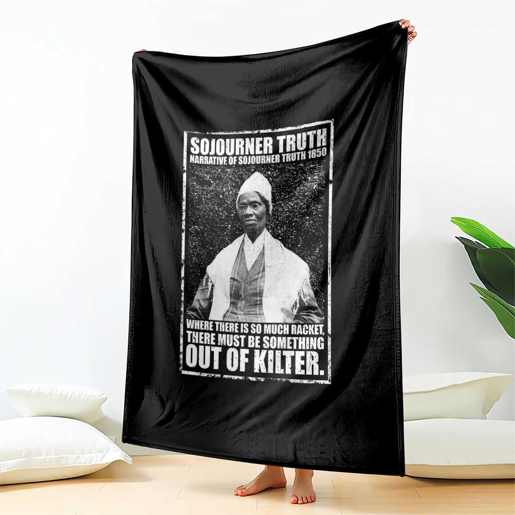 Sojourner Truth Quote Throw Blanket Black History Month